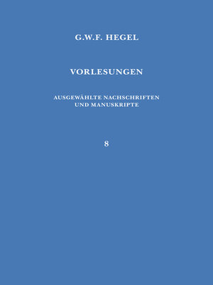 cover image of Vorlesungen über die Geschichte der Philosophie. Teil 3